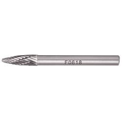 ROTARY BURR TUNGSTEN 6X18X6MM ROUND POINT