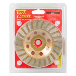 DIA. CUP WHEEL 115 X 22.23MM TURBO COLD PRESSED