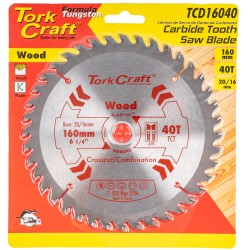 BLADE TCT 160 X 40T 20/16 GENERAL PURPOSE COMBINATION