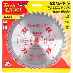 BLADE TCT 185 X 40T 16MM GENERAL PURPOSE COMBINATION