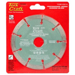 DIAMOND BLADE 115MM SEGMENTED HOT PRESSED CONTRACTOR