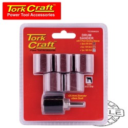 DRUM SANDER 25.4MM DIAM. 6MM SHAFT WITH 5/PK SANDING SLEEVES