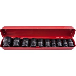 10PC 1/2" DRIVE IMPACT SOCKET SET (10.11.13.14.17.19.21.22.24.27)