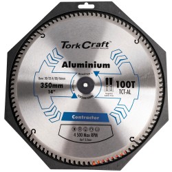 BLADE CONTRACTOR ALUM 350 X 100T TCG NEG CIRCULAR SAW TCT