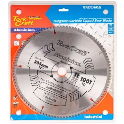 BLADE EURO TIP TCT 305 X 100T 30MM ALUM TCG NEGATIVE PRO INDUSTRIAL