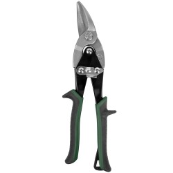 TIN SNIP 260MM RIGHT & STRAIGHT CUT GREEN