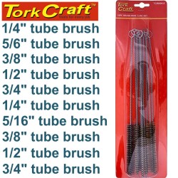 TUBE PIPE BRUSH SET BRASS 10PC