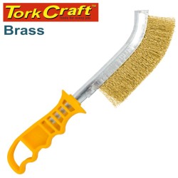 WIRE HAND BRUSH BRASS